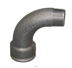 +GF+ 1/2 Sort bøjning 90° muffe/nippel