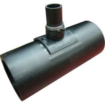 GF Stuk/el 400 x 110 mm PE-svejsetee, reduceret, PN10 SDR17