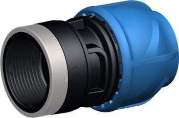 +GF+ iJOINT 75 mm x 3 overgang med muffe, PP, PN16