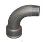 +GF+ 1/2 Sort bøjning 90° muffe/nippel