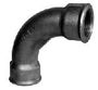 +GF+ 1.1/4 Sort bøjning 90° muffe/muffe