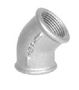+GF+ 3/4 Galvaniseret vinkel 45° muffe/muffe