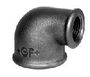+GF+ 1 x 1/2 Sort vinkel 90° muffe/muffe