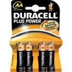 Duracell Plus Power batteri, AA LR6, 4 stk.