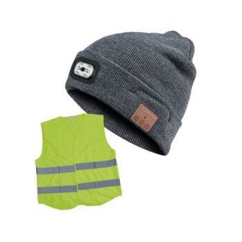 Blue Electric Led Beanie