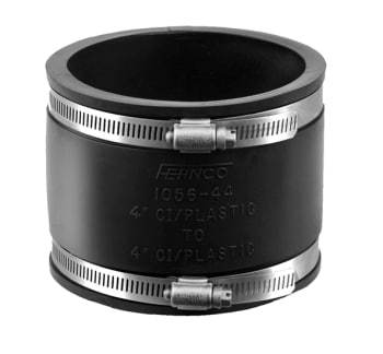 Fernco 200-221 mm kobling 200 mm til støbejern DN200, i jord