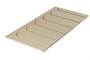 Roth vendeplade til spånpladesystem. Mål 1200 x 600 x 22 mm
