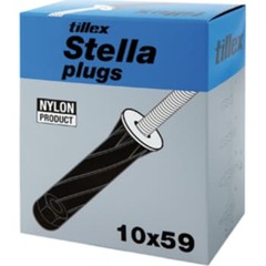 Tillex Plugs stella uden skrue sort (500 stk)