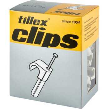 Tillex Plugs Clips PC 14-18 G 2,5x40, Grå, 5,5-6 mm, 100 stk.