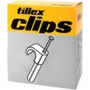 Tillex Plugs clips 18-22/40mm-50 hvid (50 stk)