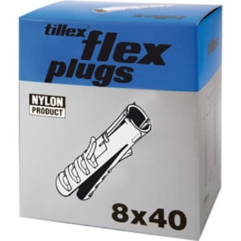 Tillex Plugs flex fp12 12x60mm-25 grå (25 stk)