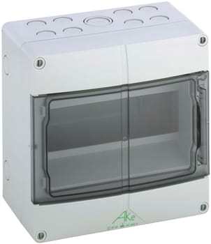 Spelsberg Gruppetavle AKe 09-L, 9 modul, uden PE/N terminal, IP55