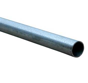 Stålrør 40 mm (1.1/2") varmgalvaniseret (3M) (Sælges kun i hele længder)