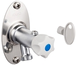 MORA Posteventil med nøgle og greb, 320-445 mm selvdrænende. Frostsikker