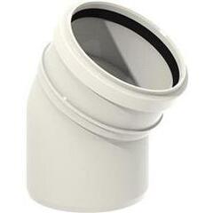 Uponor Bøjning decibel 110mm-30gr m/1mf hvid