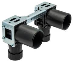 Uponor Smart Aqua PLUS koblingsdåse, dobbelt M7a NKB DR PEX 15x2,5-Rp1/2FT