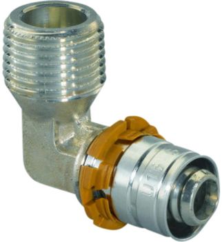 Uponor S-Press vinkel m/nippel 20-R1/2MT