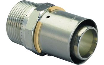 Uponor S-Press kobling m/nippel 40-R1 1/4MT
