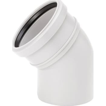Uponor Decibel bøjning 50mm 45 ° m/1mf