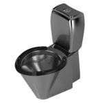 Purus toilet v130 s-lås sæderibbe