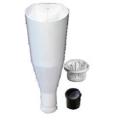 Purus PUM afløbstragt 40 mm x 1.1/4 med lugtspærre og trævle-si - vvs ...