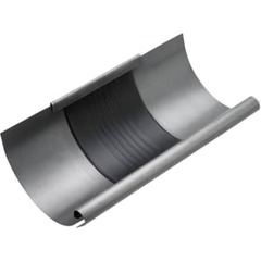 VM Zinc VMZINC ekspansionsstykke, ZINC NATUR - halvrund - 333 mm