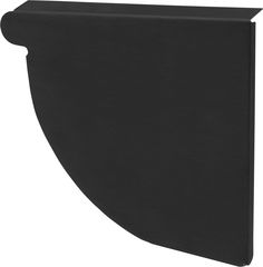 VM Zinc VMZINC Endebund ANTHRA-ZINC, kvartrund, højre - 333 mm