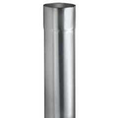 VM Zinc VMZINC nedløbsrør, ZINK NATUR - 100 x 0,7/3000 mm