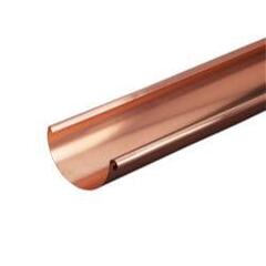 VMZINC tagrende 1/2 rund kobber
