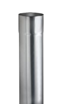 VM Zinc VMZINC nedløbsrør, ZINC NATUR -med muffe, svejst 0,80x87x3000 mm (3.00 mtr)
