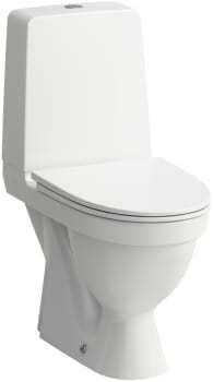 Laufen Kompas toilet, uden skyllekant, rengøringsvenlig, hvid
