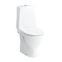 Laufen pro-n toilet med skjult S-lås (lodret afløb) og LCC rengøringsvenlig overflade. Til skruemontering