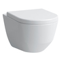 Laufen Pro Rimless væghængt Design toilet skjult montering i hvid med LCC/Laufen clean coat - 530x360 mm.