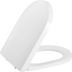 Pressalit Toilet Sæde Soft D. hvid med Softclose Passer bl.a. til Alterna 613287000 og 613288000