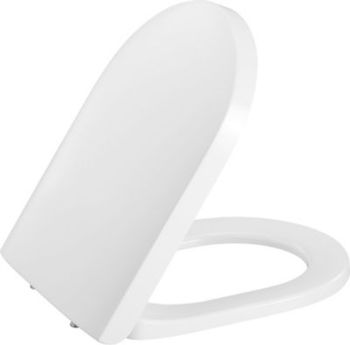Pressalit Toilet Sæde Soft D. hvid med Softclose Passer bl.a. til Alterna 613287000 og 613288000