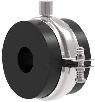 Isoglobal rørbærer RF 089x32 - Inklusiv galvaniseret HD bøjle, M8/M10, Til køl