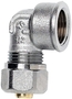 TA kompressionsvinkel 1/2'-15Mm til Pex med muffe