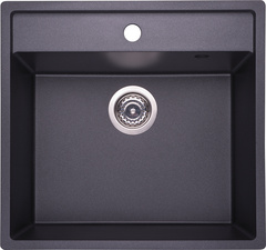 Lavabo Jupiter 60 kompositvask 556x526mm inklusiv kurveventil og vandlås
