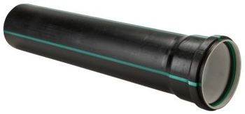 Quiet afløbsrør ø40mm - 40x1000mm lyddæmpende afløbsrør med 1 muffe
