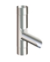 Lindab Rainline mellemstykke 75 mm, med faldbart udløb. Stålmetallic