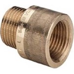 Viega 1 x 40 mm Rødgods Silicium Bronze haneforlænger