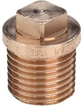 Viega 1.1/2 Rødgods Silicium Bronze gevindfittings prop