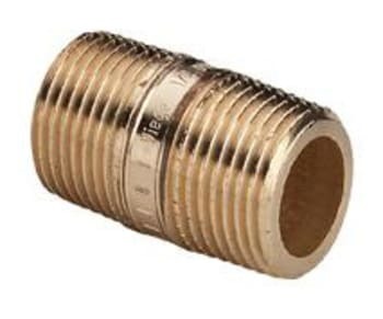 Viega 1/2 x 200 mm Nippelrør Rødgods Silicium Bronze