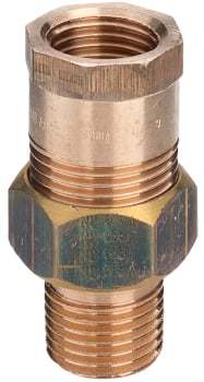 Viega Union muffe - nippel 3/8" rødgods