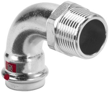 22 mm x 3/4 Prestabo overgangsbøjning 90°