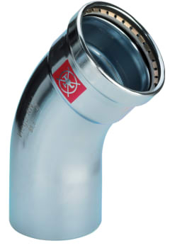 76,1 mm Prestabo bøjning 45° muffe/nippel
