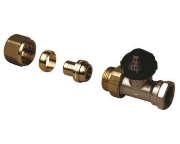Uponor (Glostrup) - (VVS) uponor fremløbsvent. 1/2 Billede af Uponor (Glostrup) - (VVS) uponor fremløbsvent. 1/2