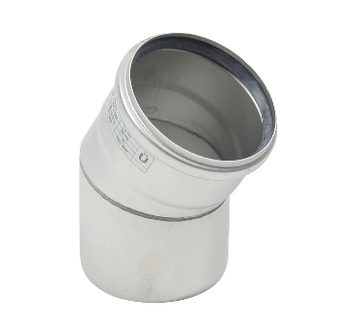 Blücher Ø 110 mm x 30° Bøjning syrefast AISI316L/EN1.4404 Blücher