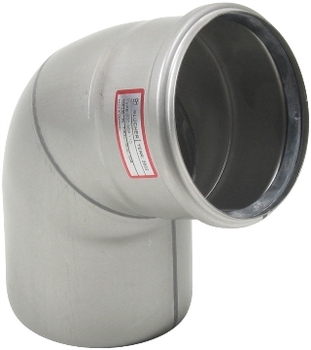Blücher Ø 110 mm x 68 ° Bøjning syrefast AISI316L/EN1.4404 Blücher