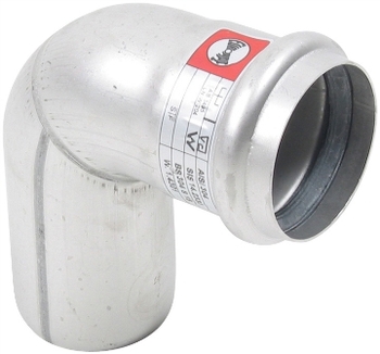 Blücher É 50 mm x 87,5 Bøjning rustfri AISI304/EN1.4301 Blücher